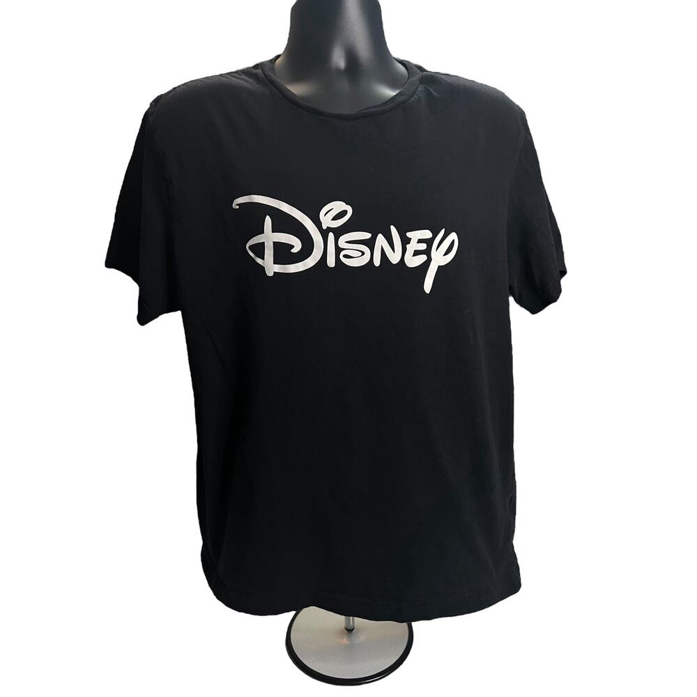 Disney Name Logo x H&M - Graphic Black T-Shirt Size Large, Unisex
